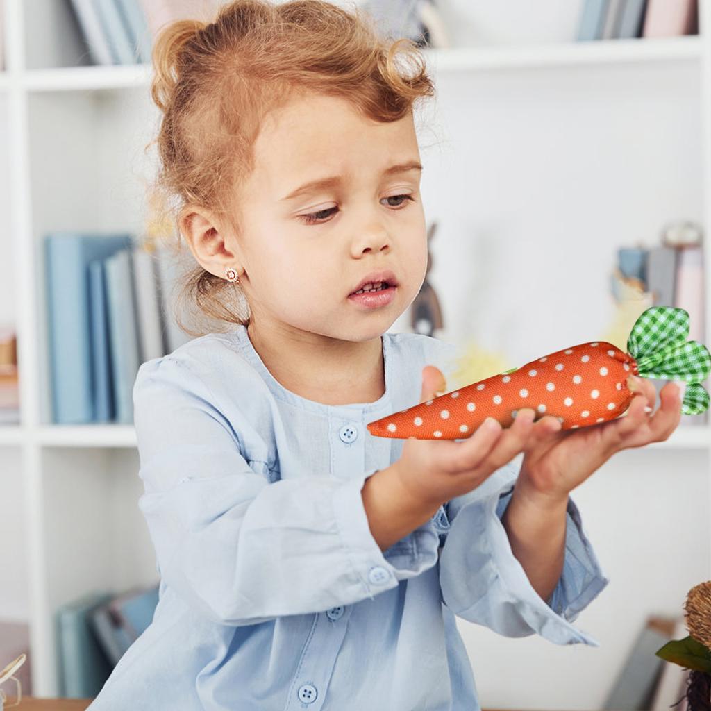 Easter Fabric Decorative Carrot Set Of 5