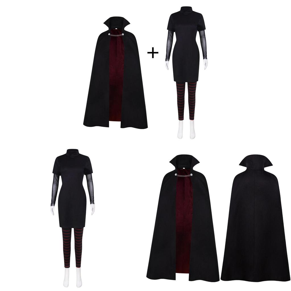 Hotel Transylvania Mavis Cosplay Costume With Polyester Cape For Halloween And Cosplay Events