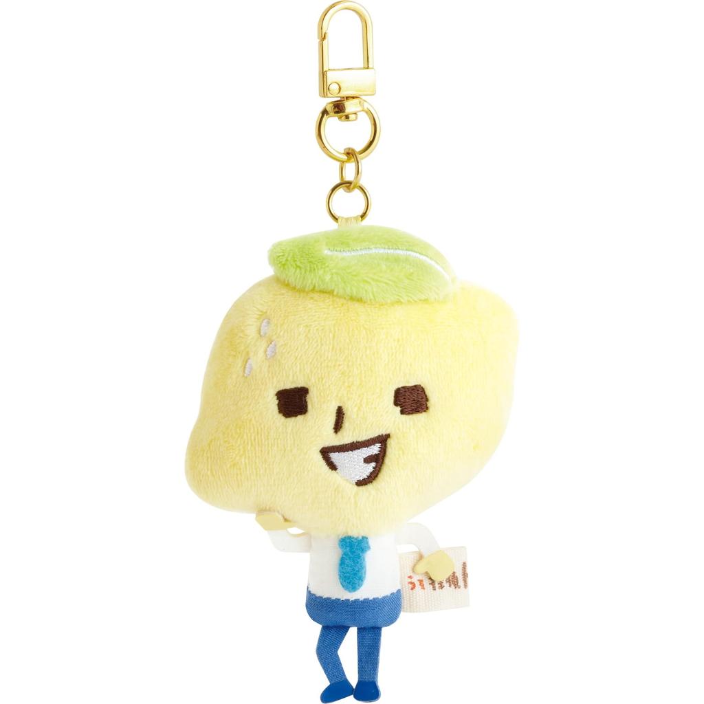 San-X "Lying Detective Tomanto" Freshly Picked Hanging Plush Toy - Lemonade Detective MV38001 - Approx. H100 x W75 x D35mm