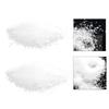 Decorative Artificial Snowflakes Flocking Powder Miniature Model Craft Material for Christmas Scenery Play