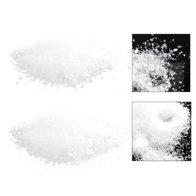 Decorative Artificial Snowflakes Flocking Powder Miniature Model Craft Material for Christmas Scenery Play