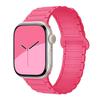 Compatible Silicone Magnetic Buckle Band for Apple Watch Series 1-11, Ultra 3, SE 3 Three-Bead Style