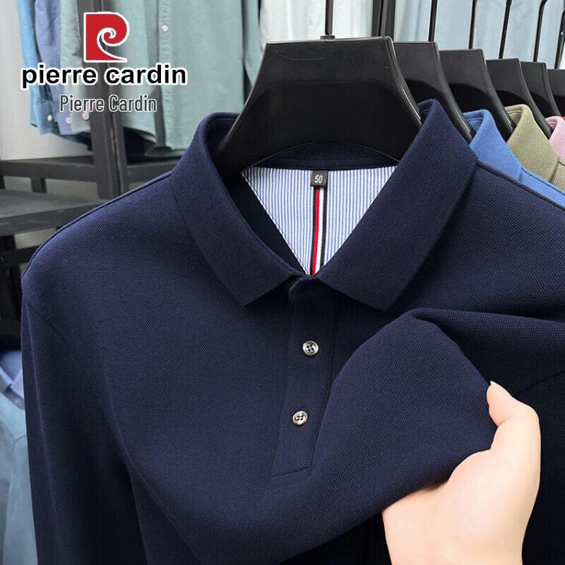 Pierre Cardin Men s Pure Cotton Long Sleeve Polo Shirt 54/2XL