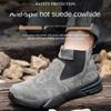 New for Electric Welders Ant-Scald Protective Shoes Men's Anti-Smashing An-Penetration Lightweigh Breathabl High-Top Work Shoes