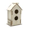 DIY Wood Birdhouse Kit Unfinished Log Home Craft Project with Safe Paint Wooden Crafts Boys And Girls Graffiti Bird Nest for Kids
