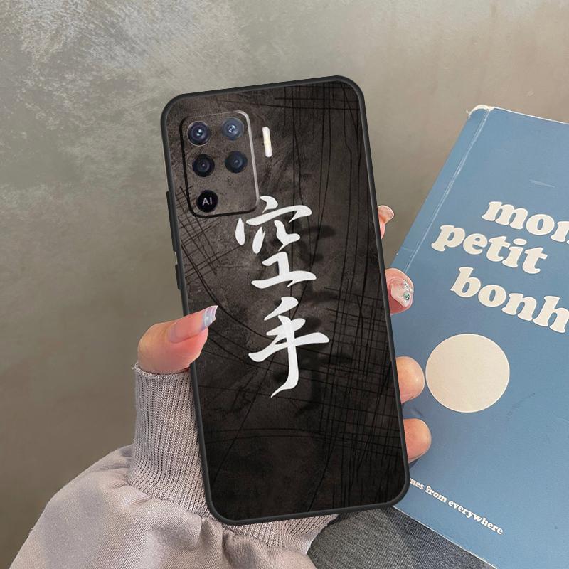 Kung Fu Oyama Kyokushin Karate Case For Oppo A74 A94 A54 A18 A38 A58 A78 A98 A40 A60 A80 A16 A76 A96 A15 A17 A77 A57S Cover