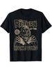 Retro Dawn of The Dead Horror Movie Unisexs Tshirt Featuring Zombie Pattern and Damaged Print Halloween and Christmas Gift