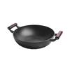 Jill May Whirlwind 32CM Cast Iron Double-Handle Wok