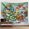 Christmas Balls And Snow Wall Hanging Tapestry Christmas Wall Hanging Tree Wall Hanging Gorgeous Christmas Tree Fireplace Gifts