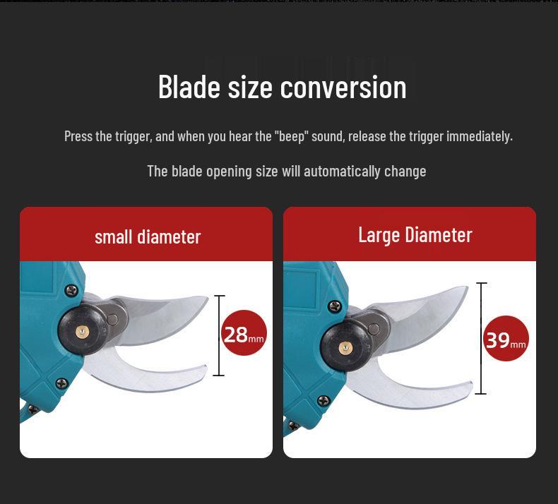 Bei Xu Electric Pruning Shears Set: Brushless Lithium Battery Saw for Garden and Fruit Tree Pruning