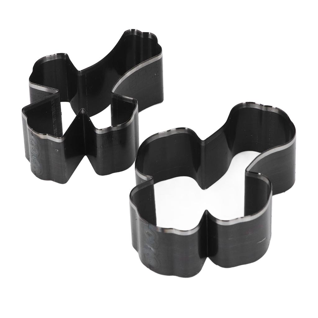 2PCS Cross Shape Cutting Dies Hollow Hole Punching Die Alloy Steel Stamping Tools for Making