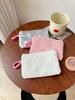 1PC autumn and winter bow silver gloss makeup bag small portable cute earphone data cable storage bag wallet