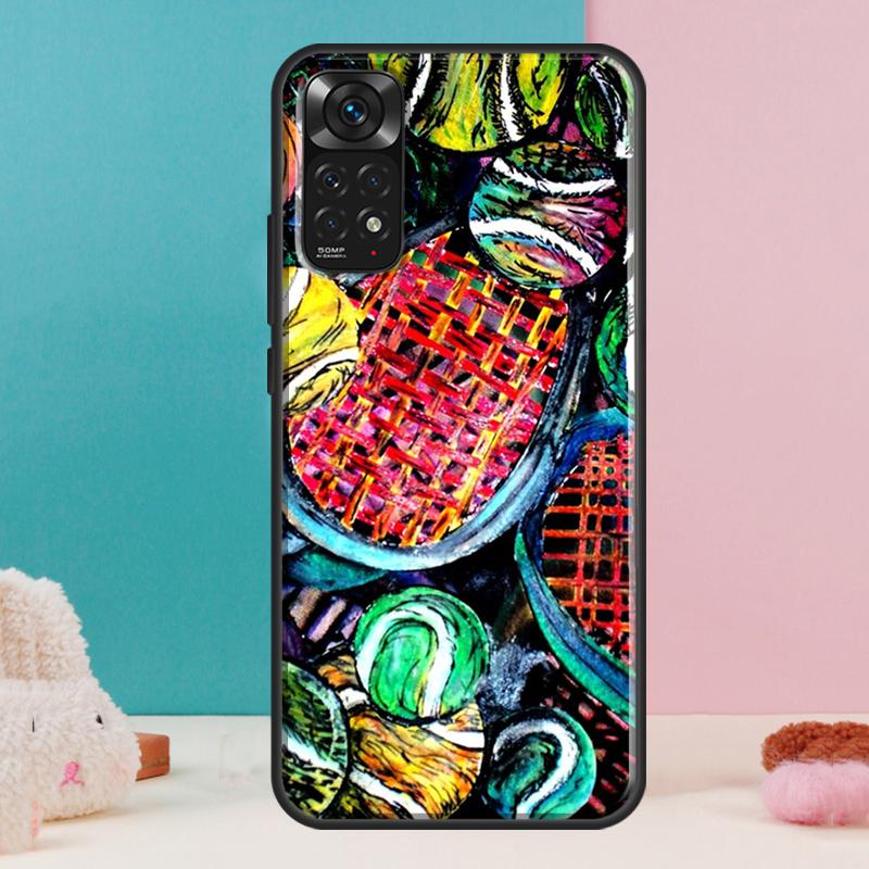 Tennis Ball Sport Case For Xiaomi Redmi Note 14 13 Pro 12 11 9 10 9S 10S 11S 12S Redmi 14C 13C 10C 12C Cover
