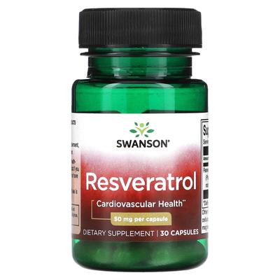 Resveratrol, 50Mg, 30 Capsules
