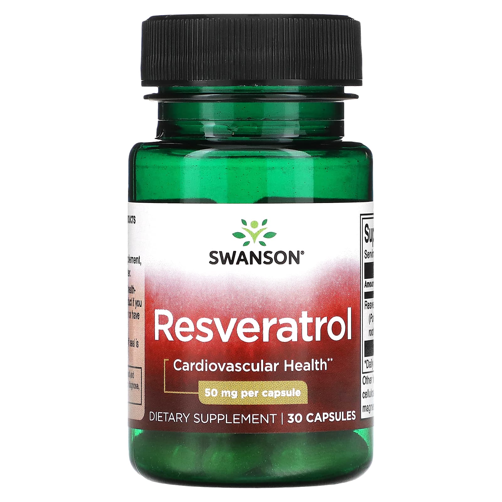 

Resveratrol, 50Mg, 30 Capsules
