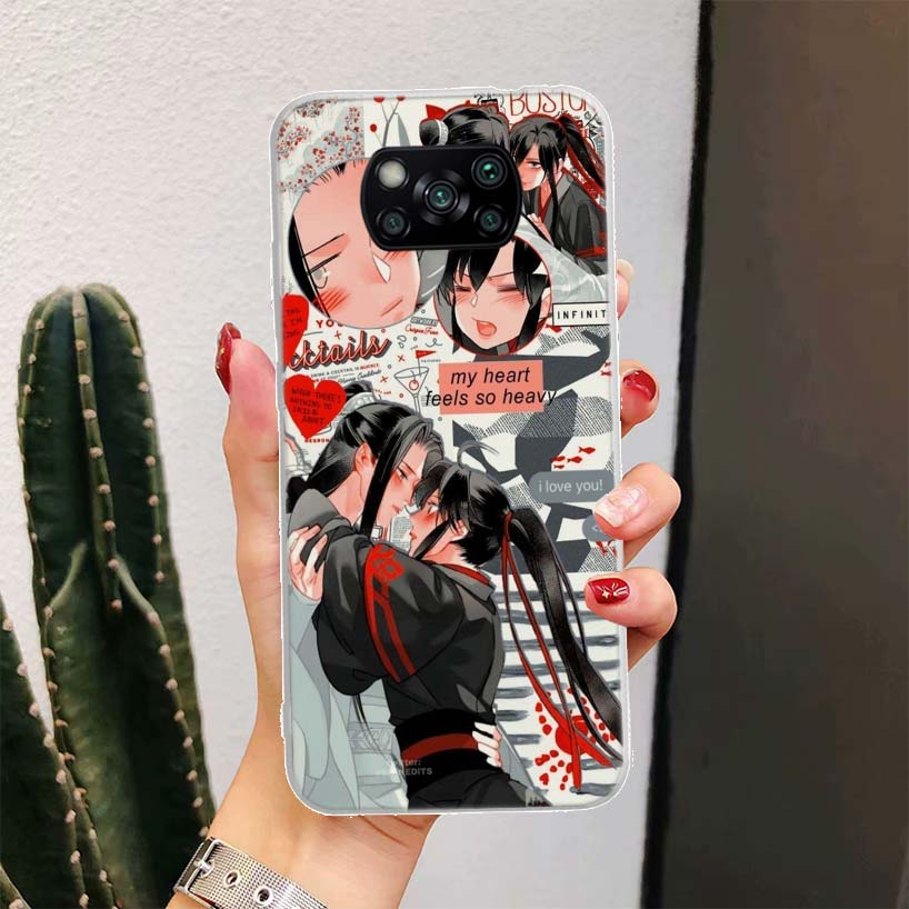 Mo Dao Zu Shi MDZS Manga For Xiaomi Poco X7 X6 X5 X4 Nfc F7 Ultra F6 F5 Pro Phone Case F4 Gt F3 M6 M5 M4 M3 5G Fundas Cover Coqu