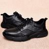 Autumn New Men Cow Leather Casual Shoes Fashion Leisure Sport Shoes Comfortable Lace-up Sneakers