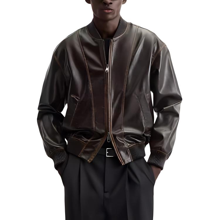 Zara Winter Lederjacke Herren 03548291-35