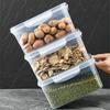 3PCS Crisper Box Airtight Food Storage Containers with Removable Drain Basket Stackable Meal Prep Containers for Fruits And