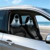 2 Pcs Halloween Accessories Car Headrest Covers Ghost Neck Pillowcase  Car Interior