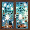Autocollants Pour Fenêtres - AIMOONSA - Halloween - Réutilisables - 6 Planches 30 X 20 Cm - Motifs Citrouilles, Fantômes