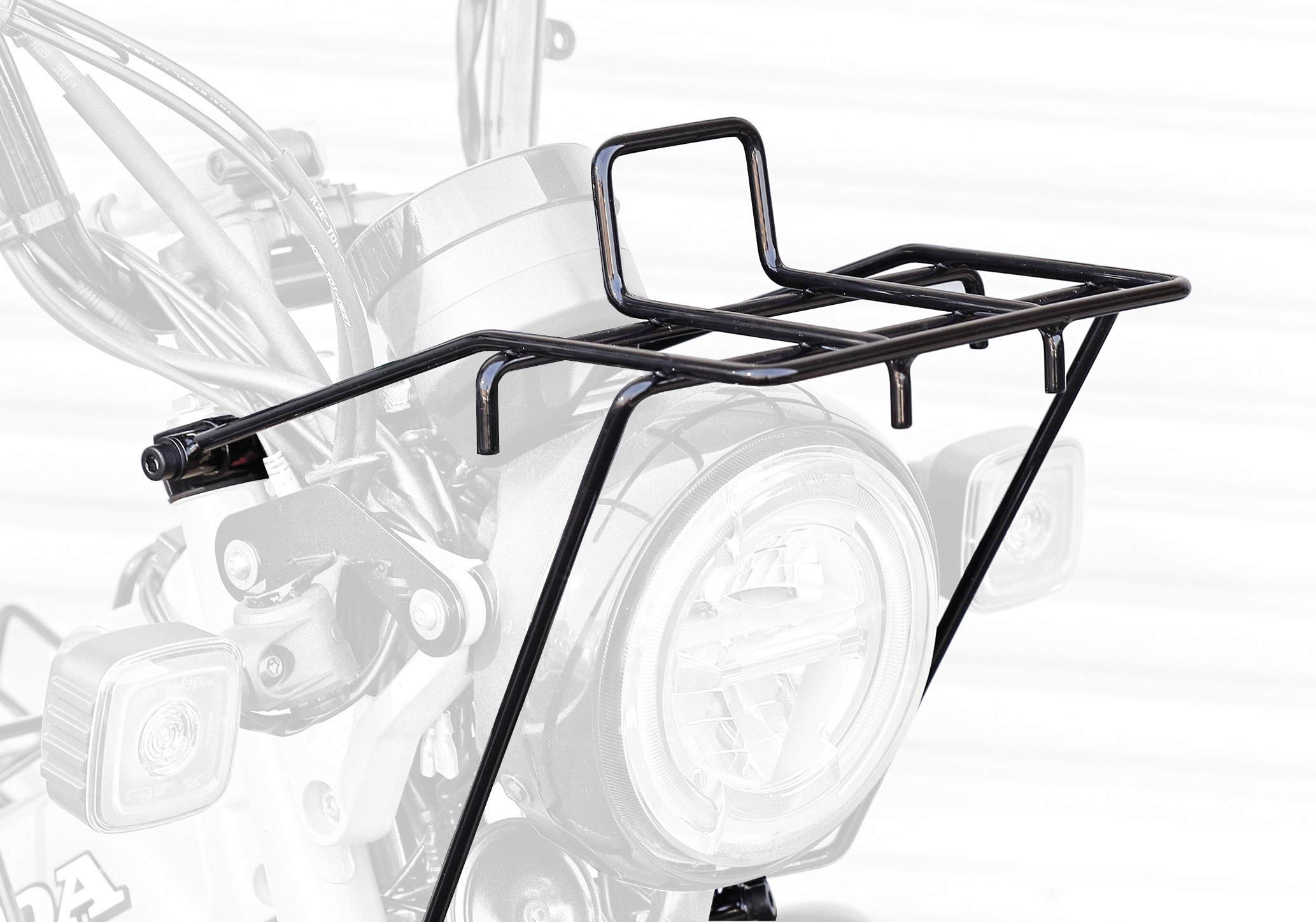 

Передний багажник Kijima для мотоцикла, сталь 140 x 215 мм, максимальная грузоподъемность 3 кг, черный, HONDA CT125( 20-) 210-2755