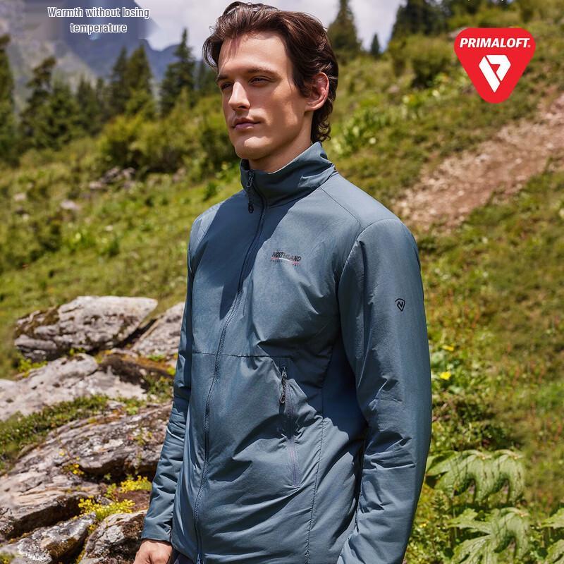Northland Herren Graphen Outdoor Winddichte Wanderjacke mit Polsterung