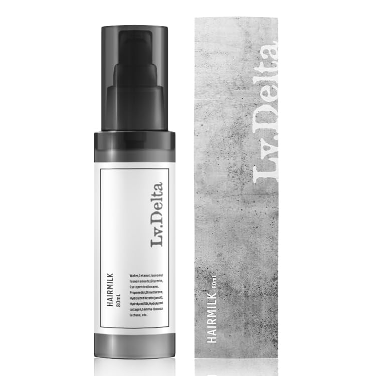 

LvDelta Men s Hair Milk, Leave-in Treatment, Hair Care, Perm, Damage, Musk, 80ml / Single Item
