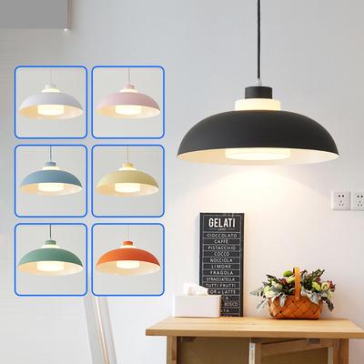 Nordic Moderne Einfache Disc Anhänger Lampe Wohnzimmer Schlafzimmer Restaurant Dekoration Kronleuchter LED Atmosphäre Glanz Hängen Lampe