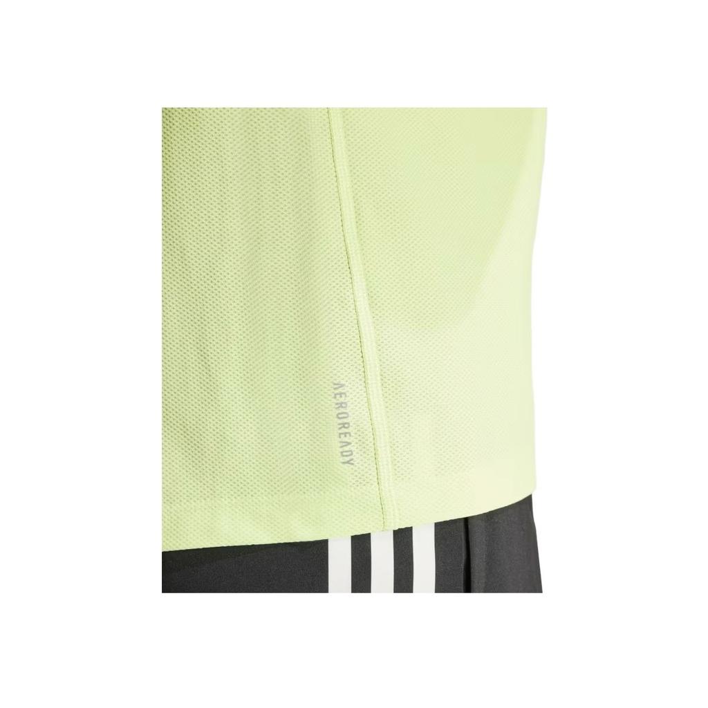 Adidas Own The Run Crew Neck Solid Color Casual Short Sleeve T-Shirt Men Tops Pulse-Lime IV5405