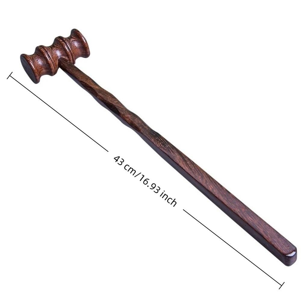 Muscle Relief Back Massage Hammer Acupressure Roller Ball Hammer Wooden Massage Hammer  Neck