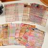 18Sheets/Book Cute Mini Desserts Cut Film Sticker Book Creative Handbook Diy Scrapbook Book Phone Decoration Collage Stationery