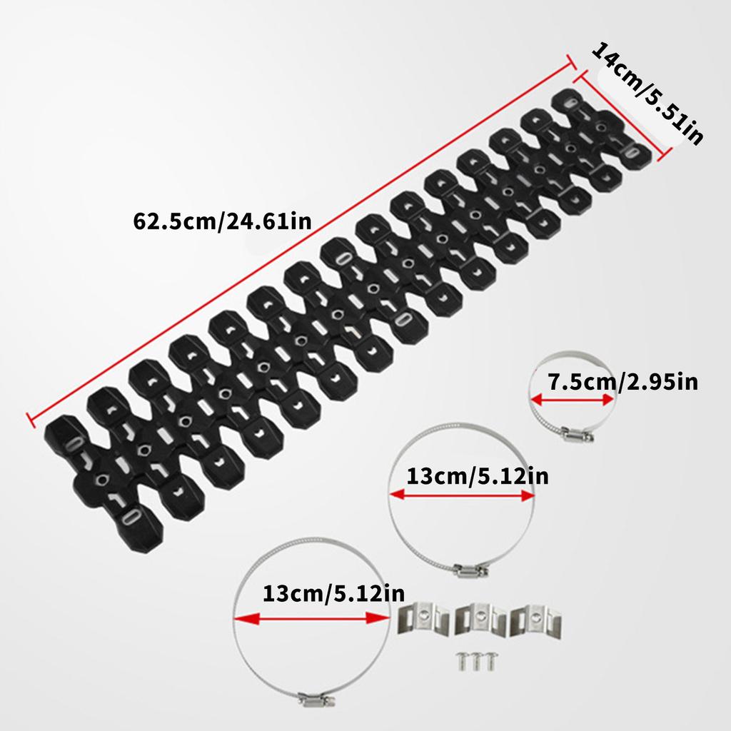 Non Toxic Silicone Motorcycle Exhaust Shielding Safe Insulator for Health Providing Comfort During Various Weather Scenario