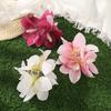 AWAYTR Large Orchid Lily Hair Claws Artificial Floral Hair Clips Crab For Women Girl Gift Hair Accessories Valentine Headwear