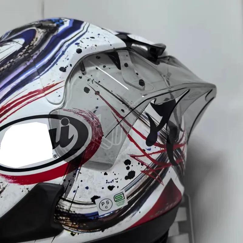 RX7X Helmet Decoration Accessories Motorcycle Rear Trim Helmet Spoiler For Arai RX-7X RX7X VZ-Ram RX7V RX7 Helmet Spoiler