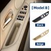 LHD Car Interior Inner Door Handle Panel Trim Cover For BMW E60 E61 5 Series 520 525 528 2008-2010 51416983705 Black Beige