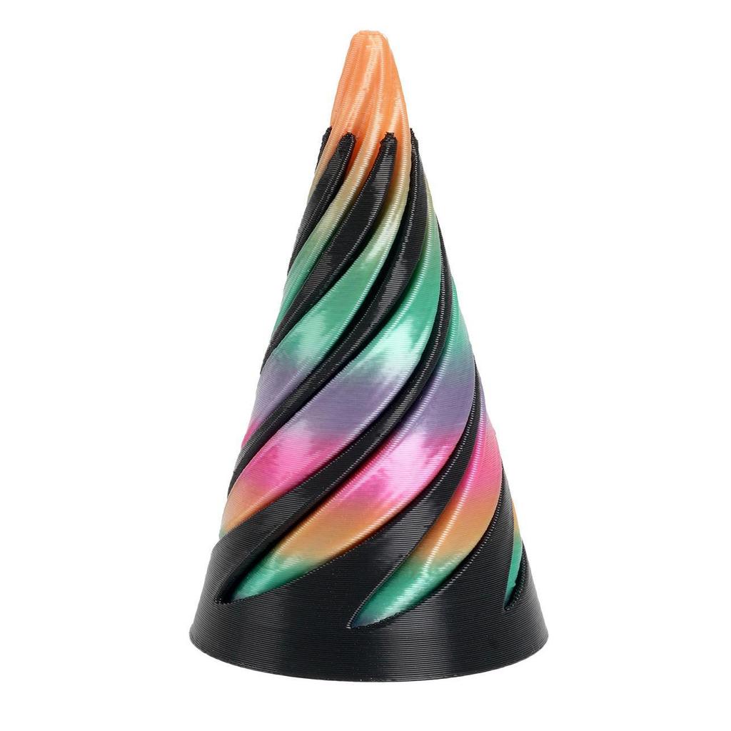 1 Bucată Mini Vortex Iluzie Optică Decompresie Jucării Con Spiralat Imprimat 3D Jucărie Fidget Sculptură Piramidă Imposibilă