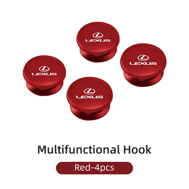 Emblems Universal Car Sticky Hook Seat Headrest Hook Accessories For Lexus CT ES GS NX IS250 CT200h IS300h ES300h RX400h NX300h