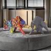 Latest Product Transfer Geometric Bull Living Room Best Home Use Resin Craft Study Wine Cabinet Entrance Ornament Decoration Decoration
