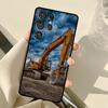 Excavator Case For Samsung Galaxy S25 S24 S23 S22 S21 S20 Ultra S9 S10 Plus S21 FE S25 FE Back Cover