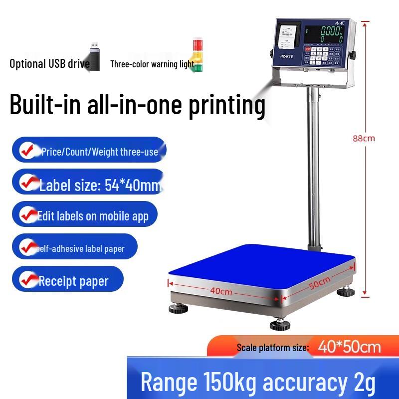

Haozhan HZ-K18 Digital Printing Platform Scale