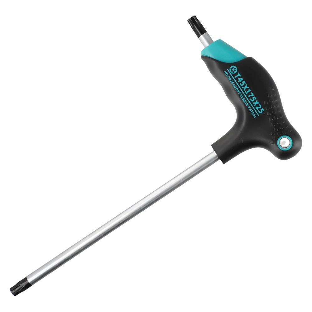 Double Headed Screwdriver Screwdriver T-shaped Screwdriver T Type Chromium Vanadium Steel Double Head Line Repair