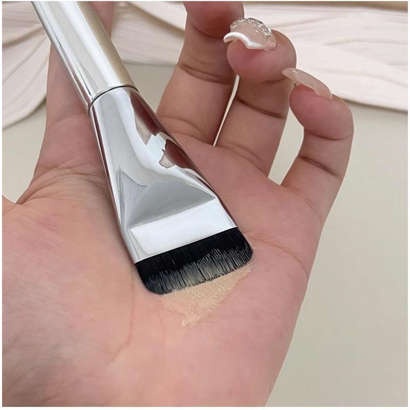 Straight Line Foundation Make-Up Brush Flat Blade Cosmetic Brush, Base Brush Liquid Foundation Special Facial Mask Beauty Brush Tool