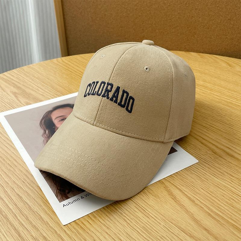 Big Head Circumference Hat Men's Autumn and Winter Alphabet Baseball Cap Enlarged and Deepened Men's and Women's Versatile Cap