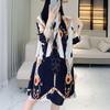 Autumn Chic Petite Butterfly Print A-Line Dress