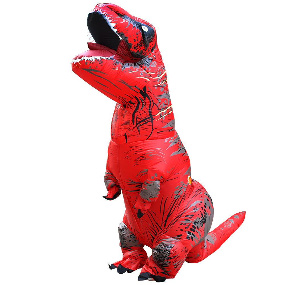 Adult Kids T-Rex Dinosaur Inflatable Costumes Purim Halloween Christmas Mascot Anime Party Cosplay Costume Dress Fancy Suits