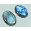 41-43 MM Natural Labradorite Multi Oval Cabochon Loose Gemstone 2 Pcs Lot D-244