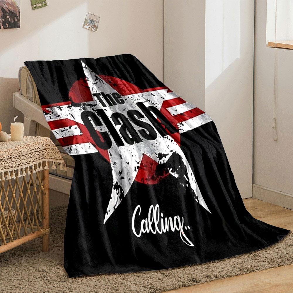 The Clash Star Design Blanket for all seasons blanket lunch break throw gift