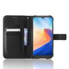 For Blackview BV7200 4G Phone Wallet Case Stand Diamond Texture PU Leather Cell Phone Cover