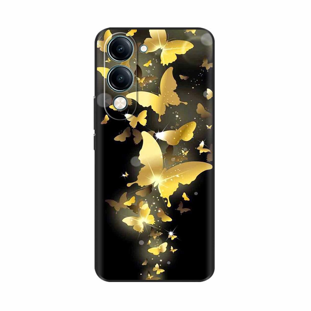 For Vivo Y19 Case 1915 Soft TPU Luxury Cute Silicone Case Bumper Back Phone Cover Coque For Vivo Y19s 2025 Cases V2419 Fundas